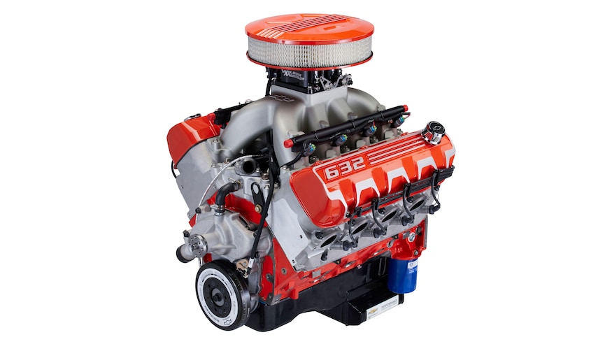 002 Biggest Crate Engine Chevrolet Performance Big Block BBC ZZ632 1004 hp 632 inch pump gas