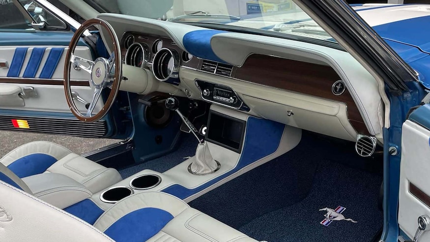 004 1968 Ford Mustang Fastback TMI Restomod pro touring Shelby Blue Cobra