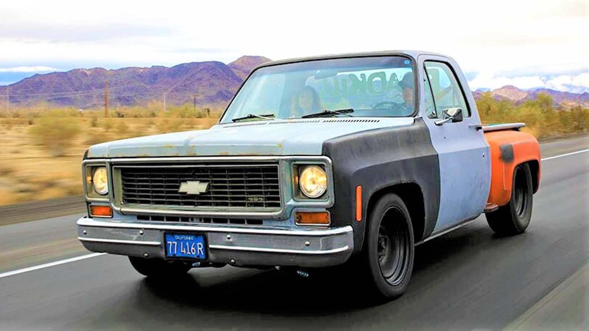 005 1974 chevy c10 stepside roadkill muscle truck