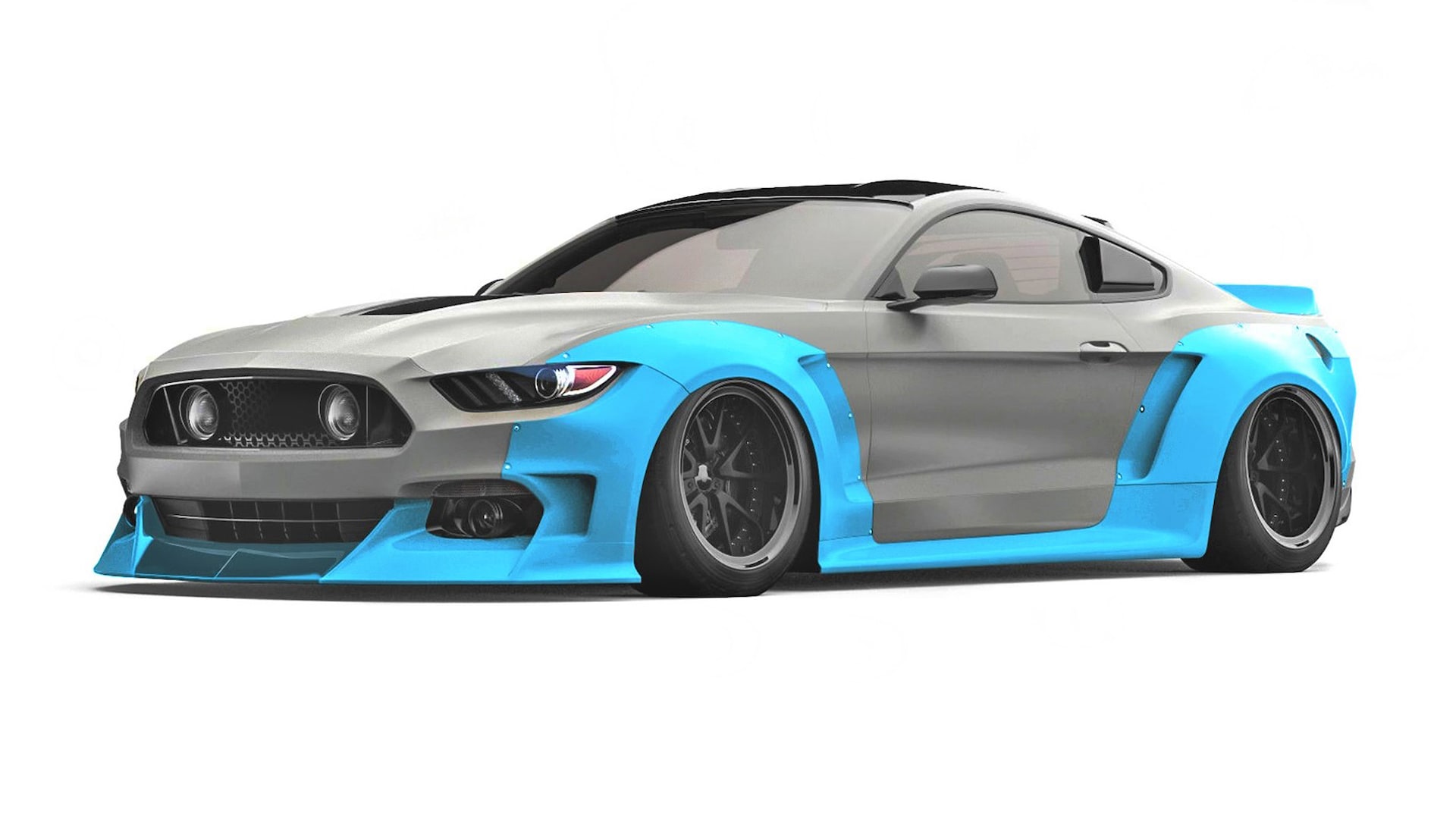 005 clinched widebody kit s550 mustang
