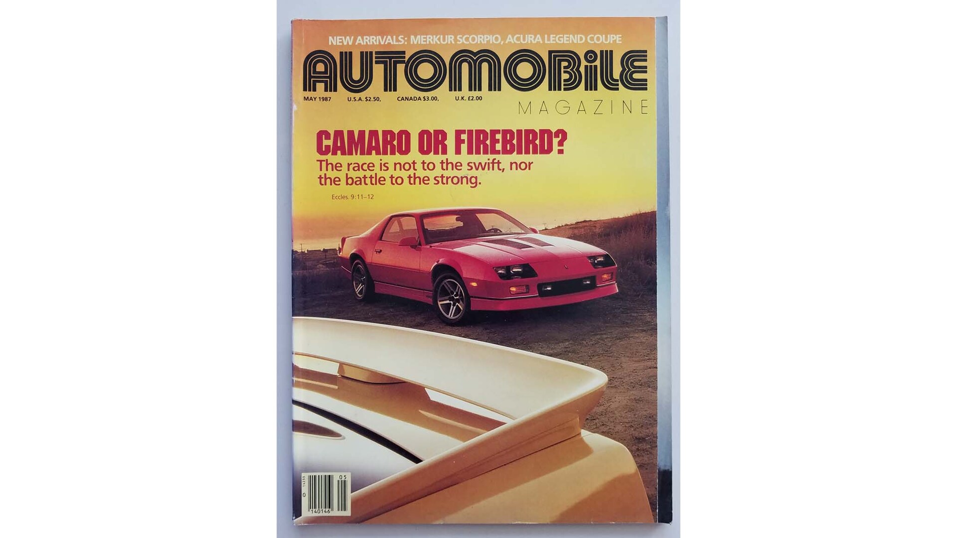 010 automobile mag may 1987 cover