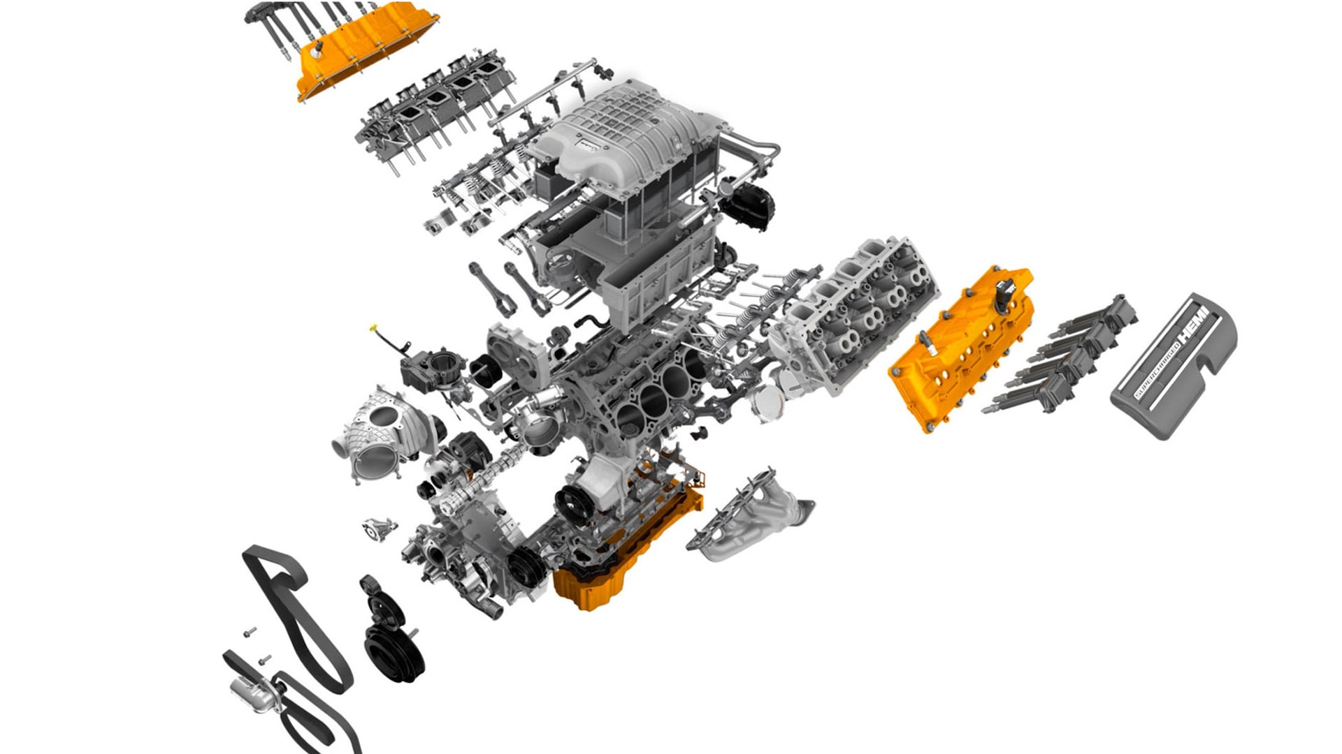 014 hellcat hemi exploded view