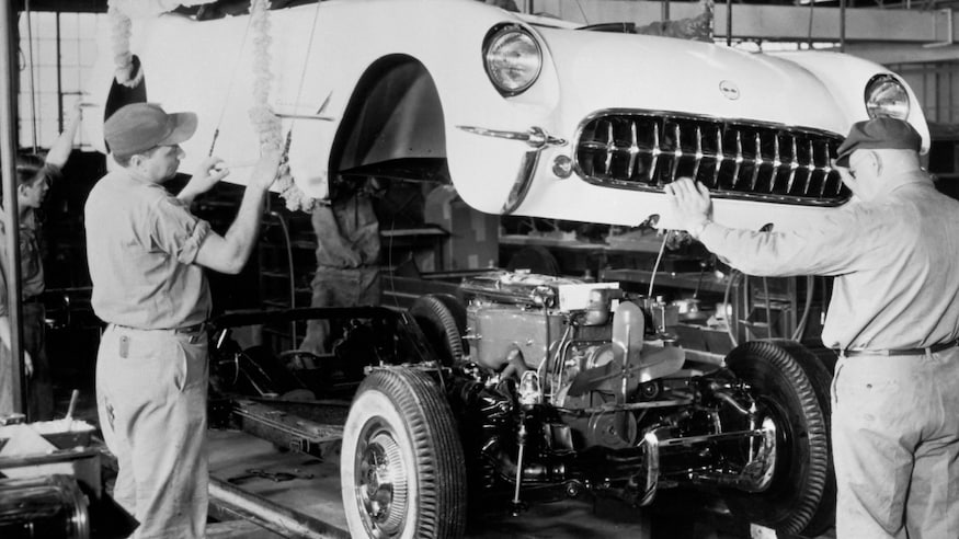 1953 Chevrolet Corvette Assembly 05