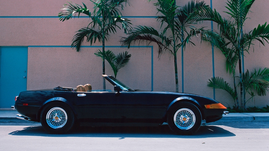 En este momento estás viendo La historia detrás del Ferrari 365 GTS de 1972/4 Daytona Spyder en Miami Vice