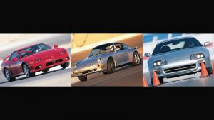 Lee más sobre el artículo Mitsubishi 3000GT vs. Porsche 911 vs. Toyota Supra: ’90S Turbo Power