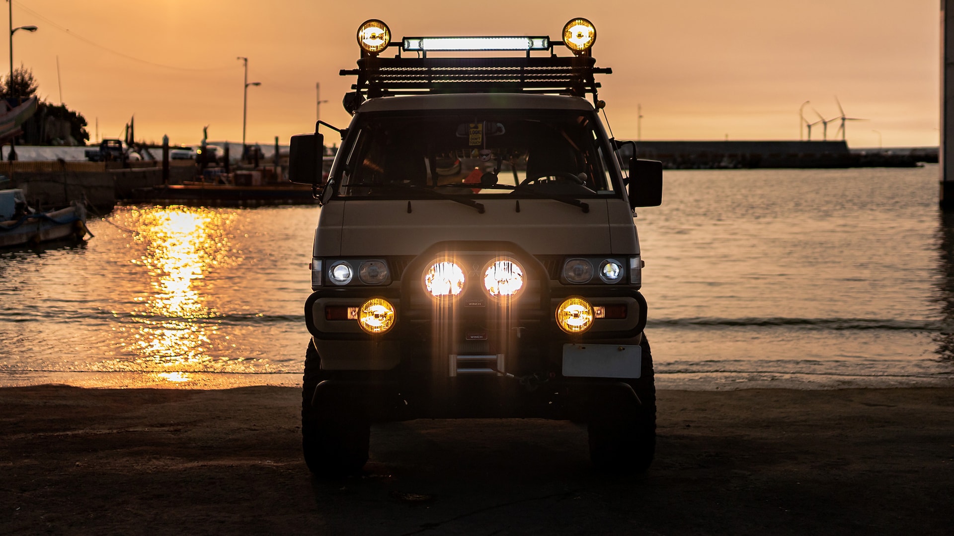 1995 mitsubishi delica overland lifted lights 05