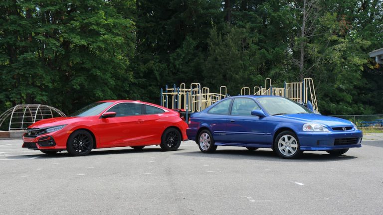 Lee más sobre el artículo Prueba de comparación de la vieja escuela: 1999 Honda Civic SI vs. 2020 Honda Civic Si