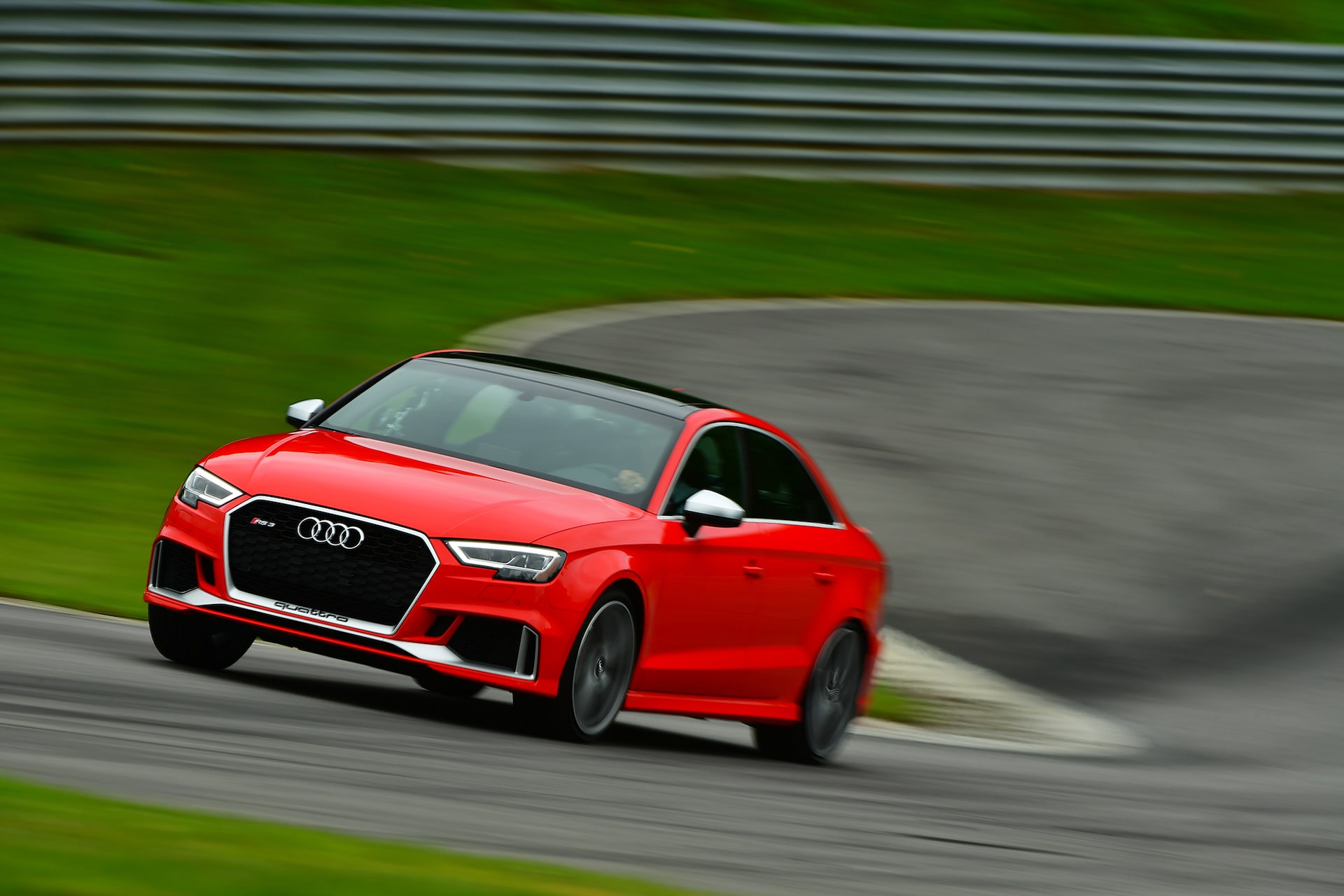 2018 Audi RS3 front three quarter in motion 12