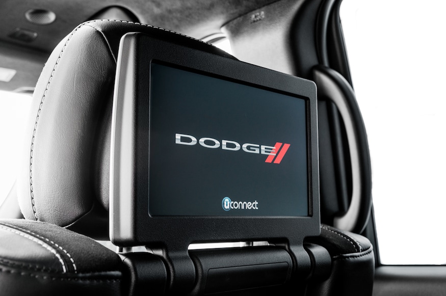 2018 Dodge Durango SRT passenger headrest media screen