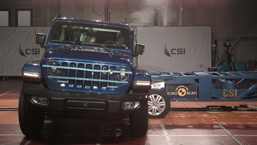 2018 Jeep Wrangler JL Euro NCAP crash test 2