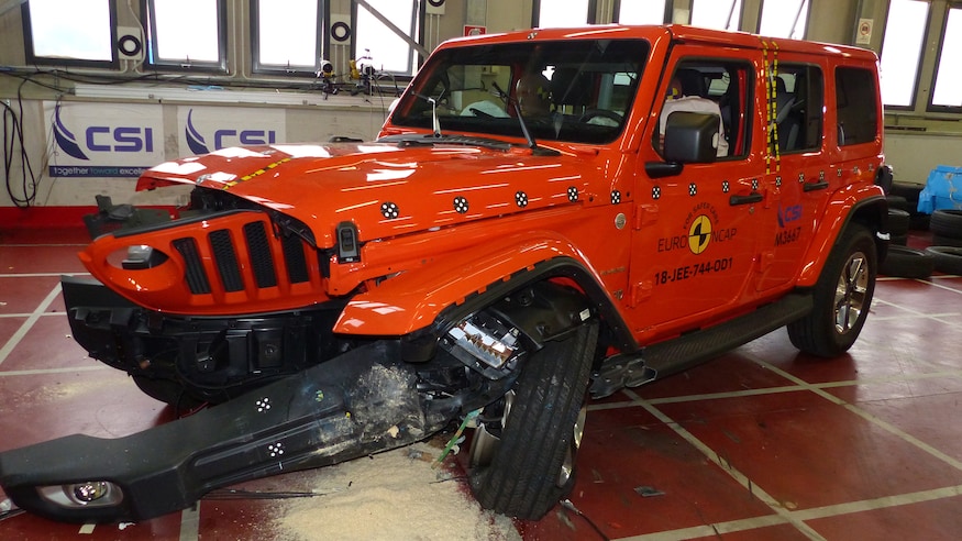 2018 Jeep Wrangler JL Euro NCAP crash test 5