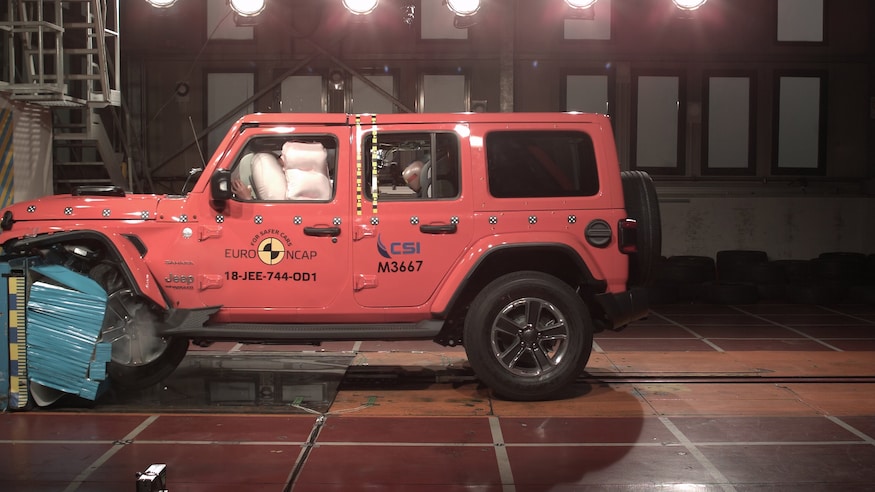 2018 Jeep Wrangler JL Euro NCAP crash test 6