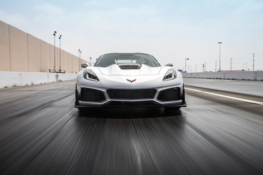 2019 Chevrolet Corvette ZR1 front in motion