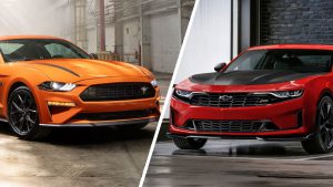 Lee más sobre el artículo Ford Mustang de cuatro cilindros se extiende de 0 a 60 mph sobre Turbo Chevy Camaro