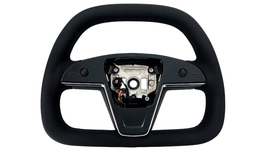 2022 Tesla Model S Plaid T Sportline 360 Yoke Steering Wheel 18
