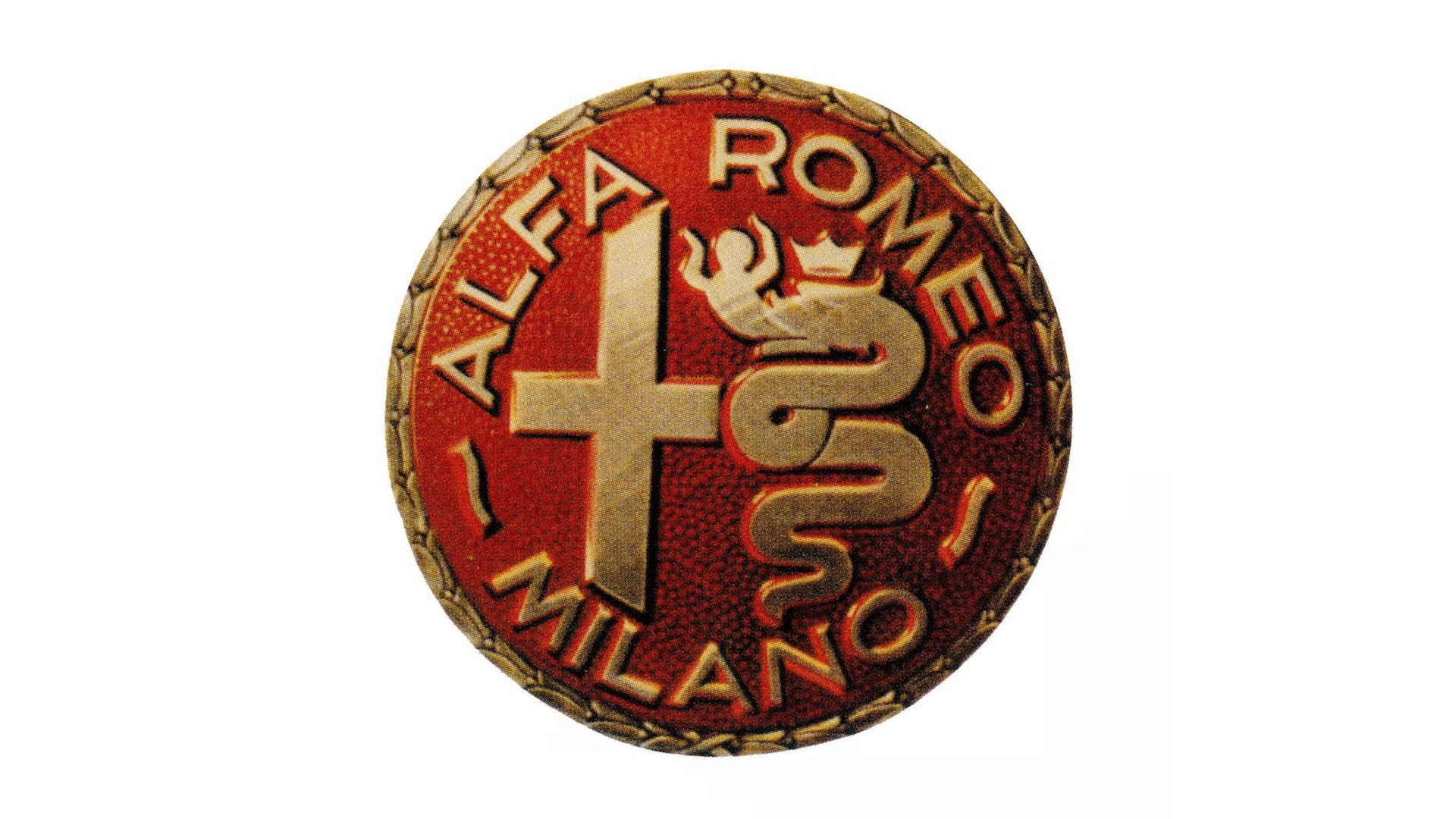 Alfa Romeo Logo Badge 1946 1950 1