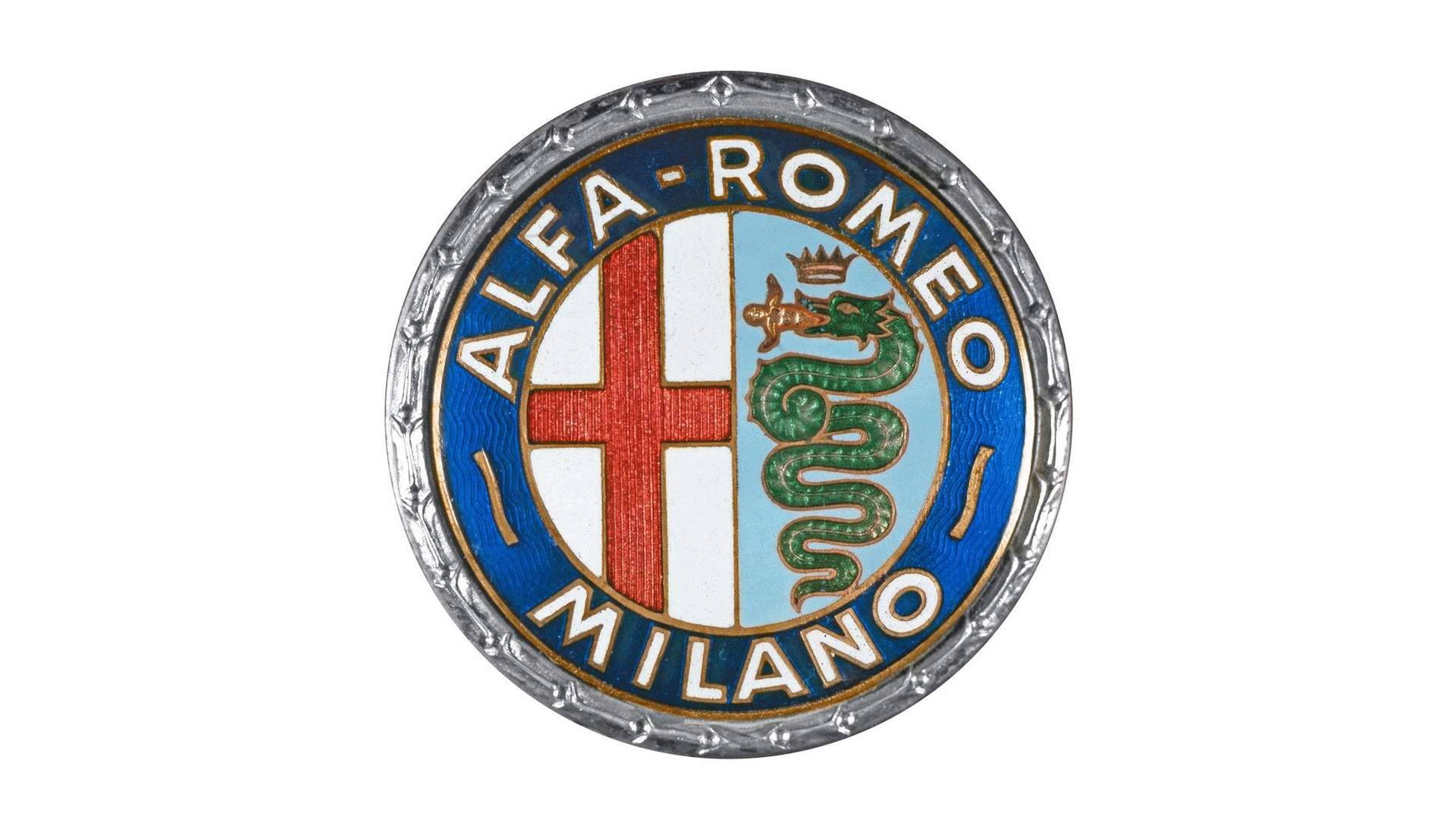 Alfa Romeo Logo Badge 1950 1960 1