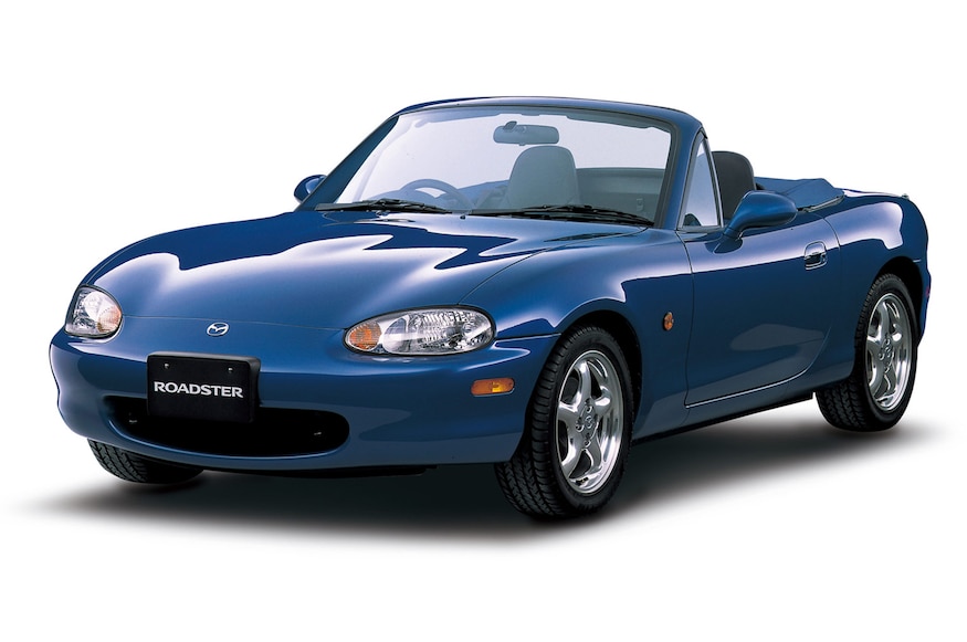 Second Generation Mazda Miata 10th Anniversary Japanese spec front three quarter