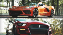 Días de carrera: Corvette Z51 vs. Mustang Shelby GT500 en Virginia International Raceway