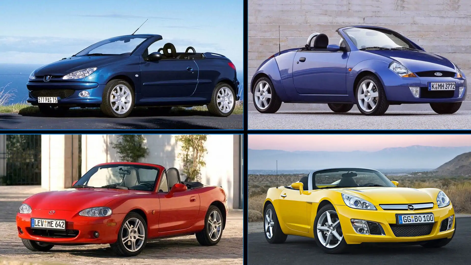 En este momento estás viendo Los 10 mejores convertibles de segunda mano ​​por menos de €25,000