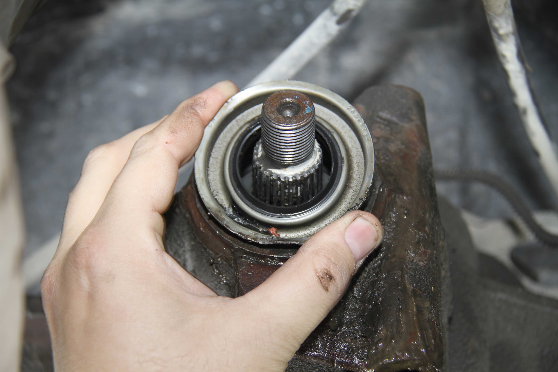 replacing a leaky pinion seal 3