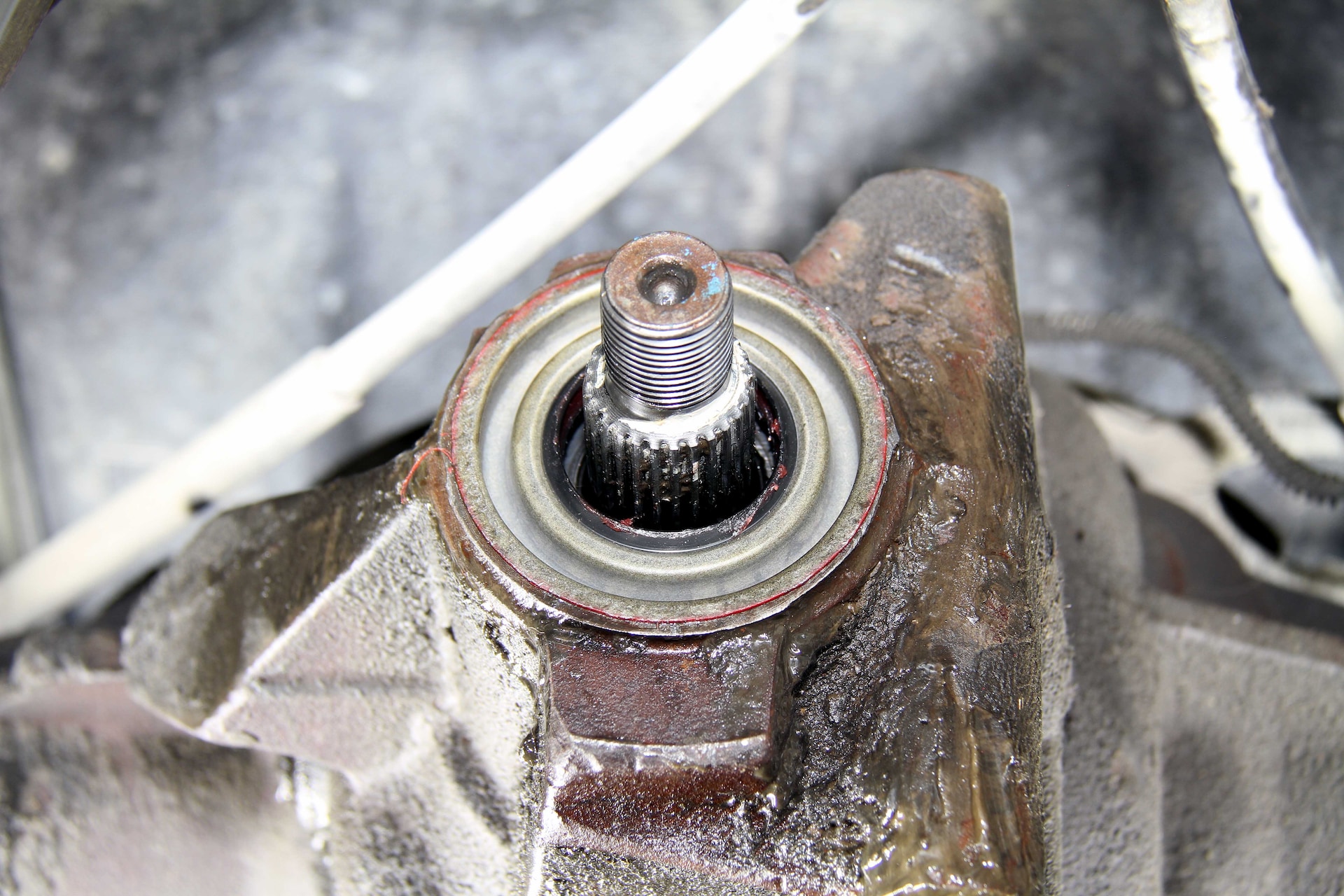 replacing a leaky pinion seal 6
